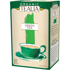 Tealia Organic Green Tea (20 Envelope Tea Bags) 40g